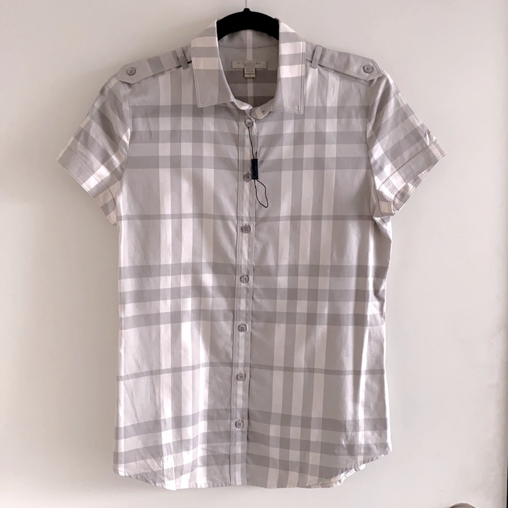 BURBERRY Brit Short Button Shirt